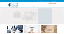 Desktop Screenshot of fosterinstruments.com